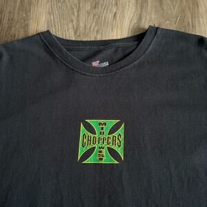 Vintage Y2K West Coast Choppers Style T-Shirt Men's Size XL Mid West Choppers